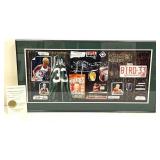 Larry Bird Signed Collage Lithograph Print