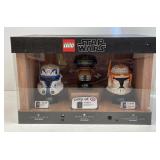 Star Wars Lego Helmet Store Display