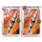 (2) 1/144 Scale Airfix Apollo - Saturn V Model Kit
