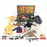 Vintage Hasbro GI Joe Footlocker w/ Outfits & Acce