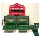 Wrigley Field Stadium Seats and Budweiser Sign