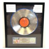 R.E.O Speedwagon Platinum Epic Sales Award