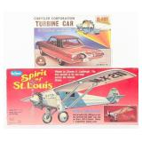 Vintage Guillow's Spirit of St. Louis & JO-Han Chr