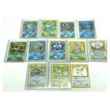 (12) Pokemon Holo Trading Cards