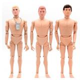 (3) Vintage Hasbro GI Joe Action Figures