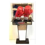 Evander Holyfield and Mike Tyson Signed Boxing Glo