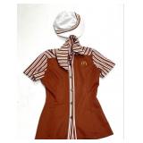 1970ï¿½s McDonaldï¿½s Employee Uniform Shirt and Hat