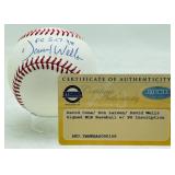 David Wells Signed MLB Baseball