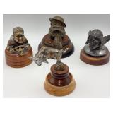 Group of (4) Car Mascots