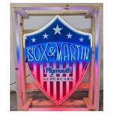 Custom Plymouth Sox & Martin Neon Sign