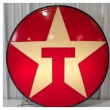 Large Vintage Texaco Gas Station Lighted Lexan / P