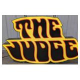 4-1/2ft Custom The Judge Lighted Sign