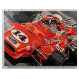 4ft Colin Carter "Super Tex" Foyt Racing Signed