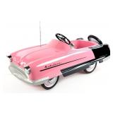 Restored Garton Pink & Black Kidillac Pedal Car