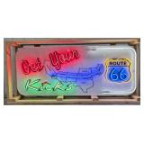 Custom " Get Your Kicks " Route 66 Neon Sign