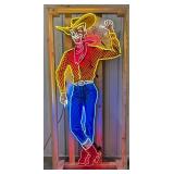7ft Custom Las Vegas Vic Neon Sign w/ Animation