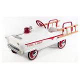 Restored Garton Fire Chief Ladder Truck Pedal Car