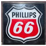 7ft Phillips 66 Embossed Lexan Advertising Sign