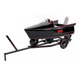 Custom Bat Boat On Trailer