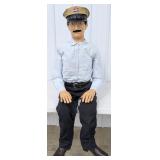 Life Size Sitting Standard Oil Gas Station Attenda