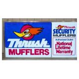 6ft Custom Thrush Mufflers Embossed Lighted Sign