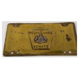 Commonwealth of Pennsylvania Brass ï¿½Senateï¿½ Licens