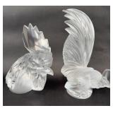 Lalique "Coq Nain" and Lalique ï¿½Tte de Coq" Cr