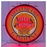 Custom Shell Gasoline Two-Color Neon Sign