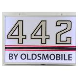 Custom Oldsmobile 442 Lighted Dealership Style Sig