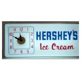 Vintage Hershey's Ice Cream Lighted Advertising Cl