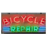 3-1/2ft Custom Bicycle Repair Neon Sign