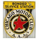 Vintage DSP Chicago Motor Club AAA Service Station