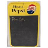 Vintage SST Pepsi-Cola Chalkboard Advertising Menu