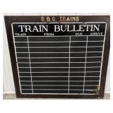 Large Early SSP B&O Railroad Baltimore & Ohio Trai