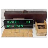 Vintage Selectric Neon Interchangeable Countertop