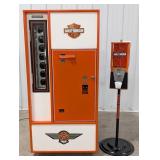 Set of 2 Custom Harley-Davidson Soda / Beer Vendin