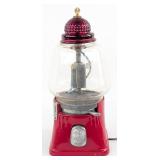 Vintage 1 Cent Silver King Hot Peanut Dispenser Ma