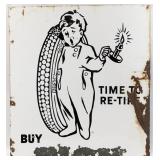 Vintage SSP Fisk Tires 'Time To Re-Tire' Adverti