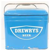 Vintage Drewrys Beer Embossed Metal Advertising  C