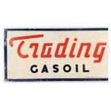 Vintage SST Trading Gas Oil Advertising Sign