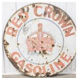 42in Vintage SSP Red Crown Gasoline Sign