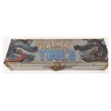 Custom Painted Rat Rod Tools Vintage Wood Tool Box
