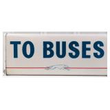 Vintage Greyhound Bus Lines 'To Buses' Lighted S