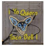 NOS ' Yo Quiero Taco Bell ' Neon Advertising Sig