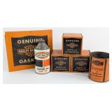 Vintage Harley-Davidson Motor Oil, Gunk Can, and N