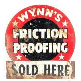 Vintage SST 'Wynn's Friction Proofing Sold Here'