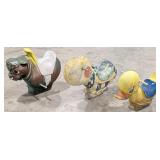 (3) Vintage Animal Playground Spring Rides