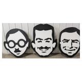 Large Lighted Pep Boys Auto Parts Manny Moe & Jack