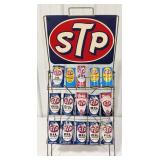 Vintage STP Oil Treatment Additive Display Rack Fu