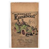 Early Hurley's Runabout Shoe Box w/ Early Automobi